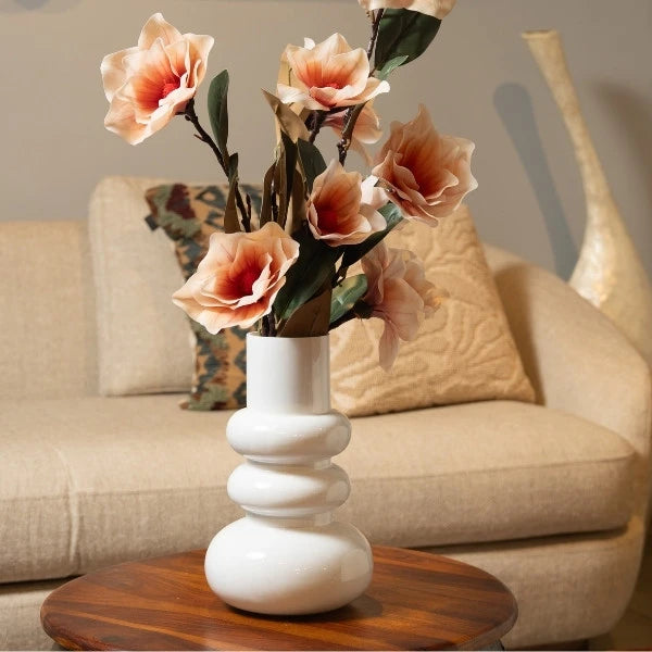 Signature White Spiral Vase