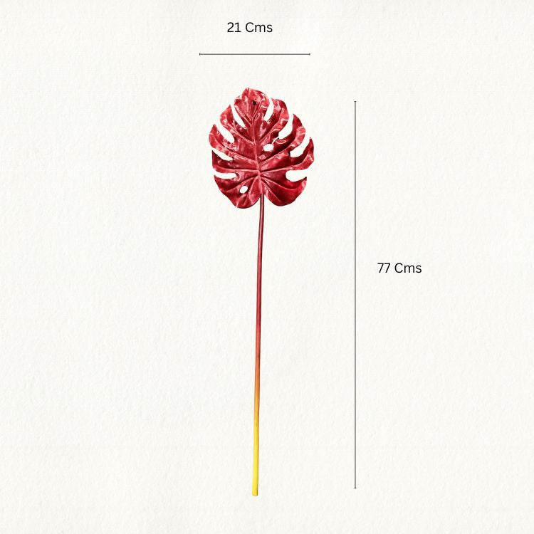 Monstera Lead Leaf ( Set of 2 )
