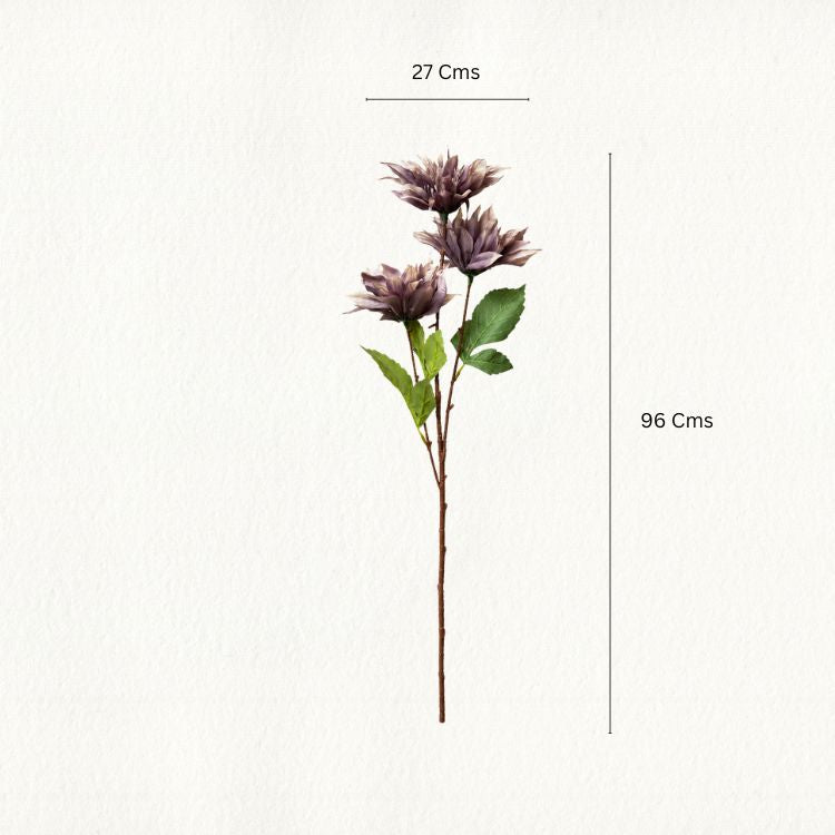 Lavender Dahlia Flower Stem - Single