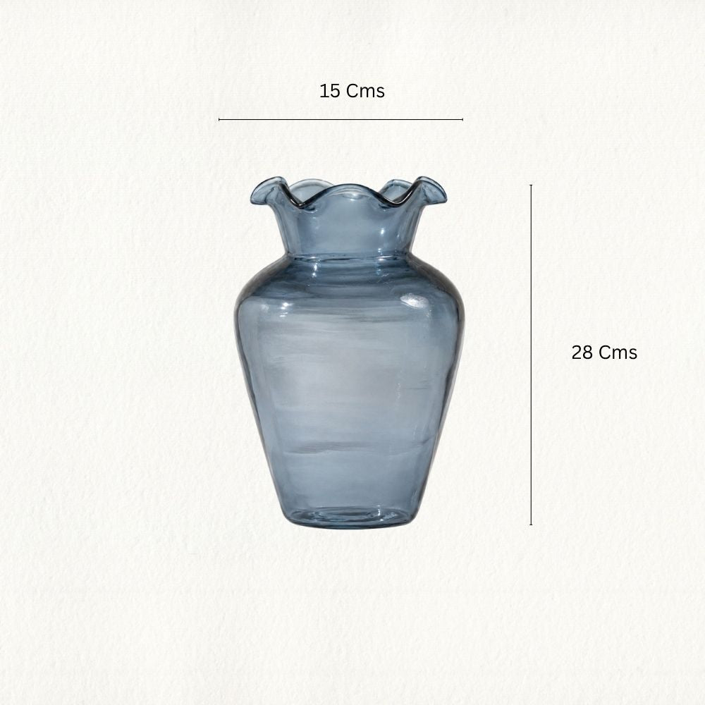 Pale Blue Baby Glass Vase
