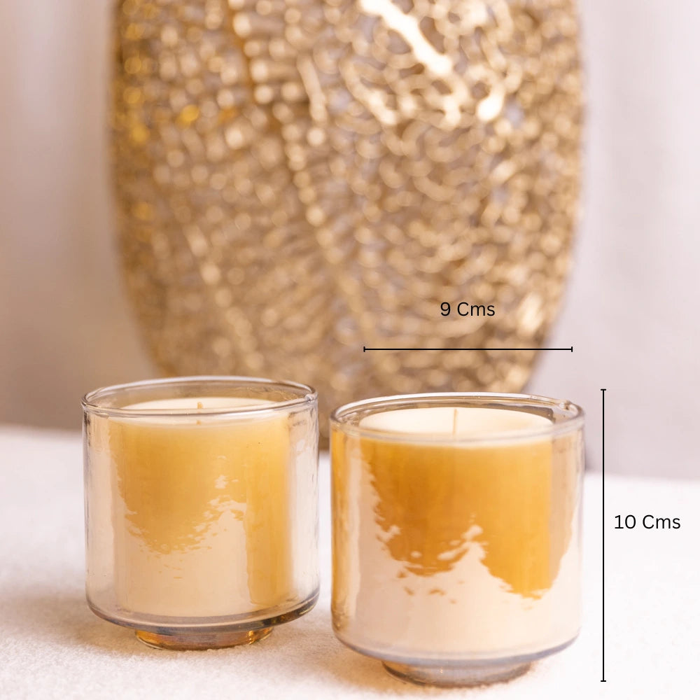 Caramel Glass Hurricane