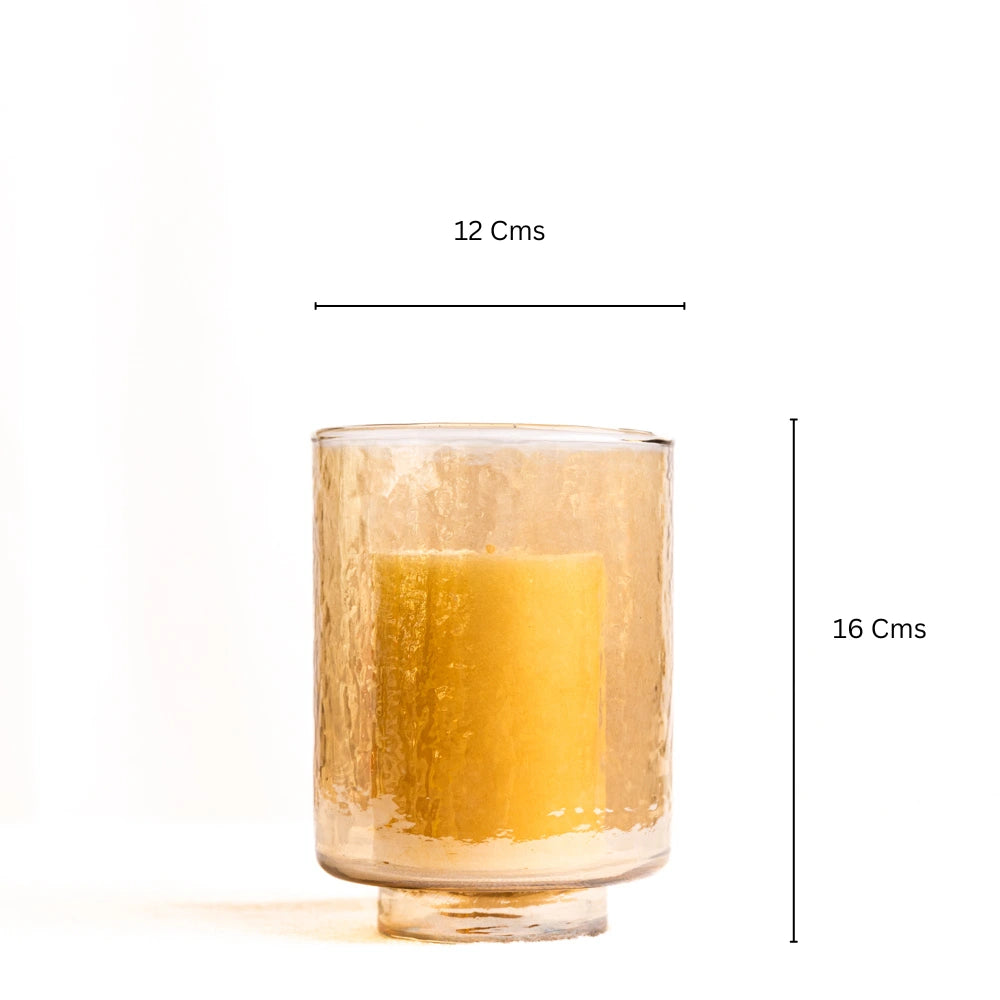 Caramel Glass Hurricane