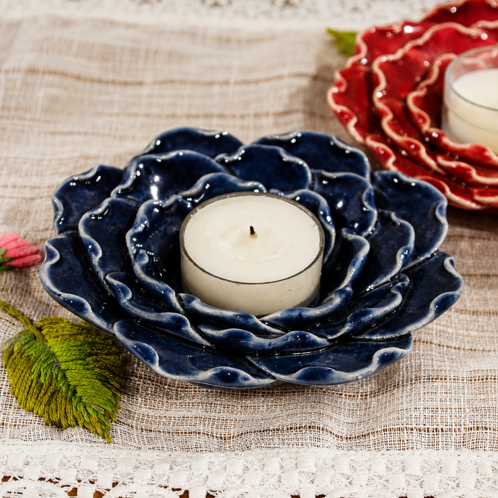 Lotus Tealight Candle Holder