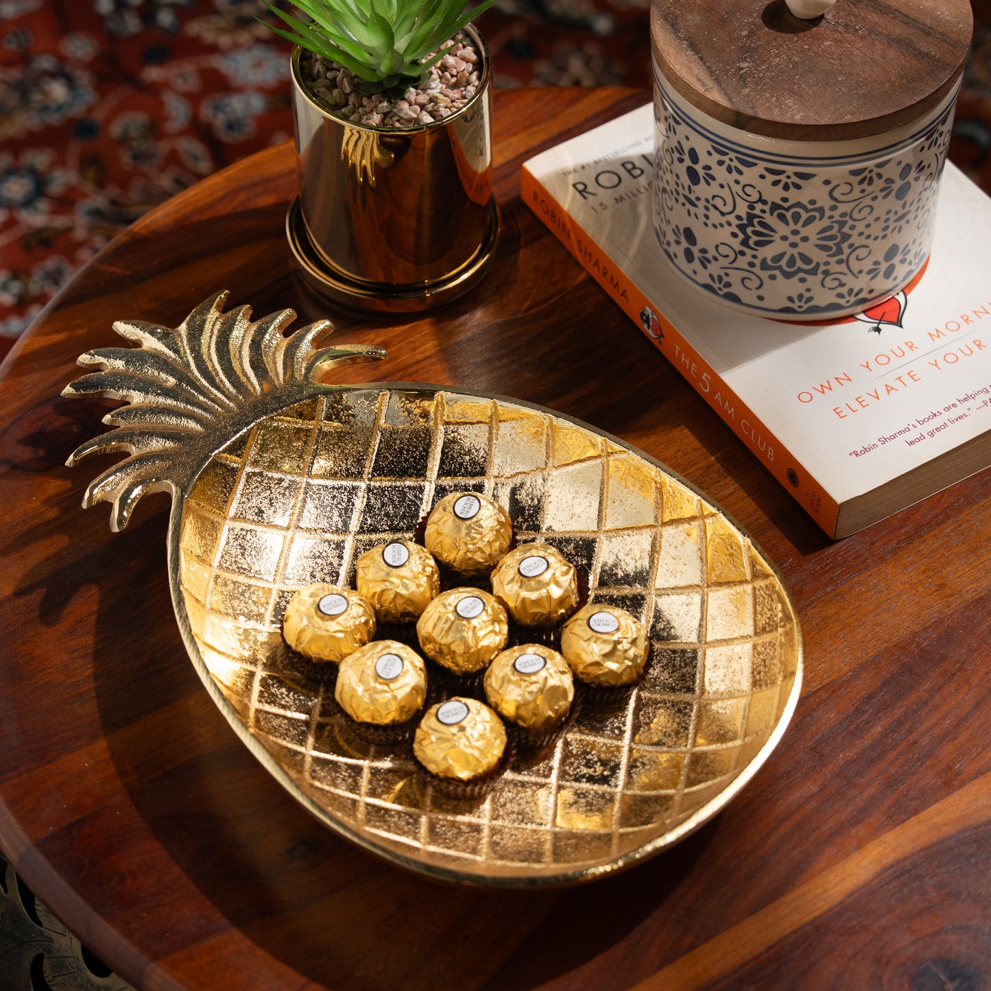 Gold Pineapple Platter