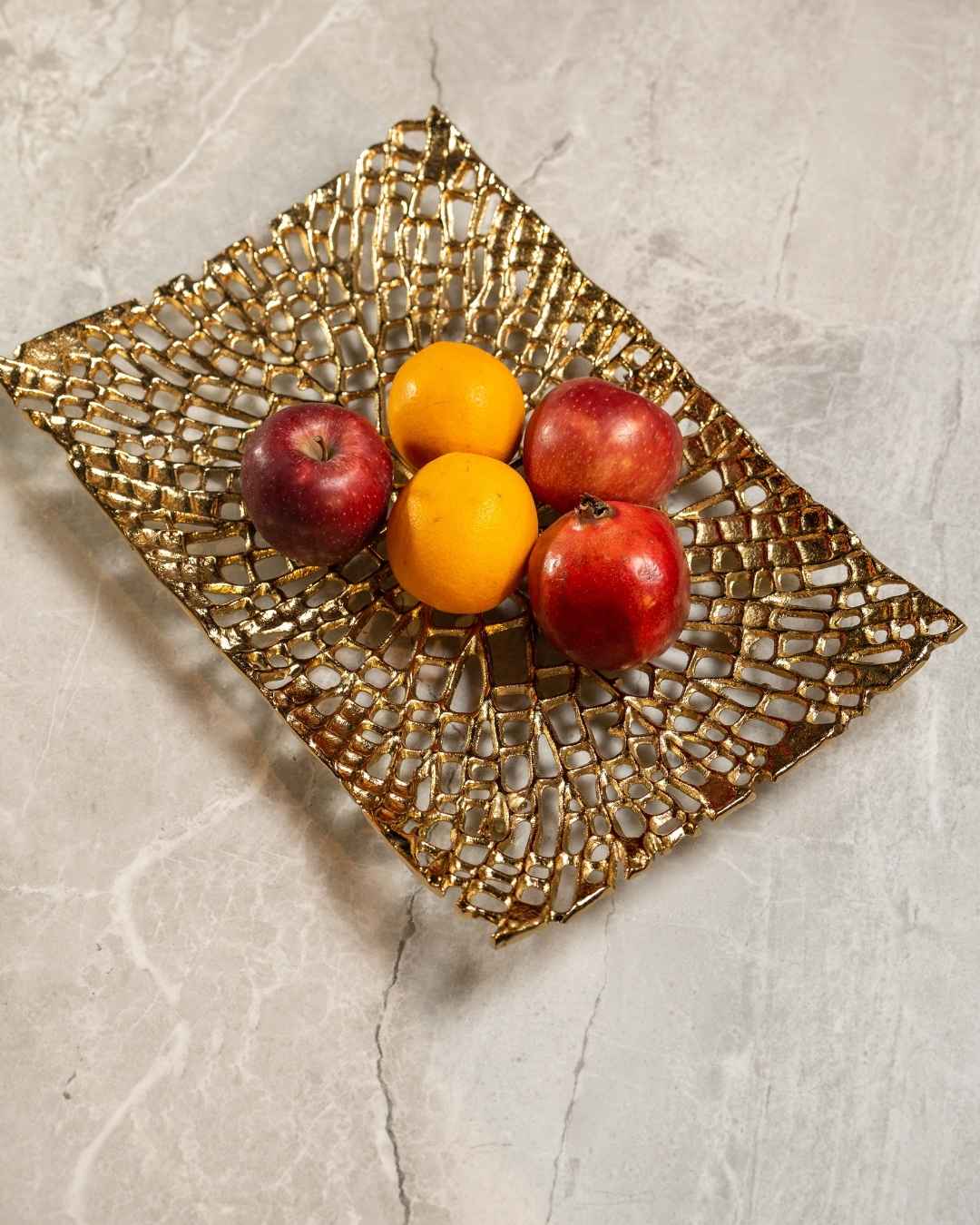 Decorative Cutwork Rectangle Platter