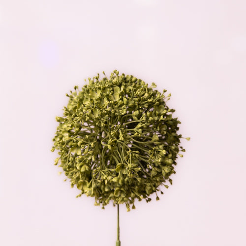 Green Faux Hydrangea Bulb