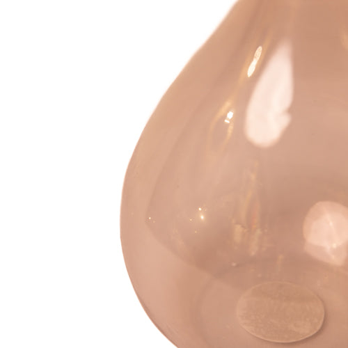 Blush Pink Glass Vase