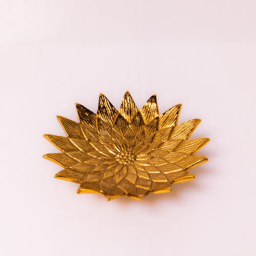 Gold Bahar Metal Platter