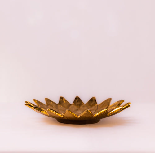 Gold Bahar Metal Platter