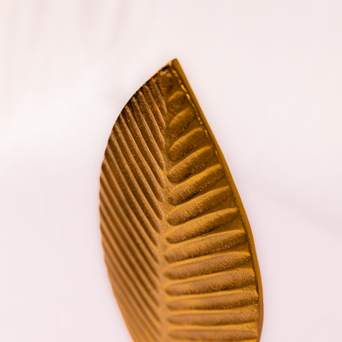 Gold Decorative Leaf Stand