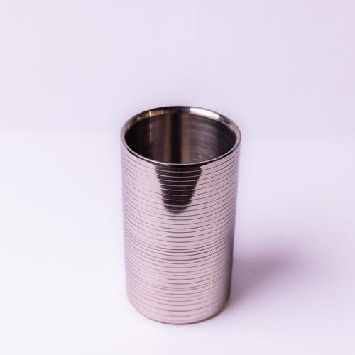 Chrome Wine / Champagne Ribbed Metal Chiller