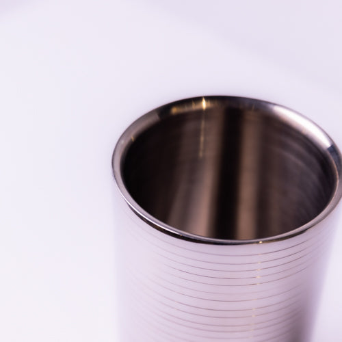 Chrome Wine / Champagne Ribbed Metal Chiller