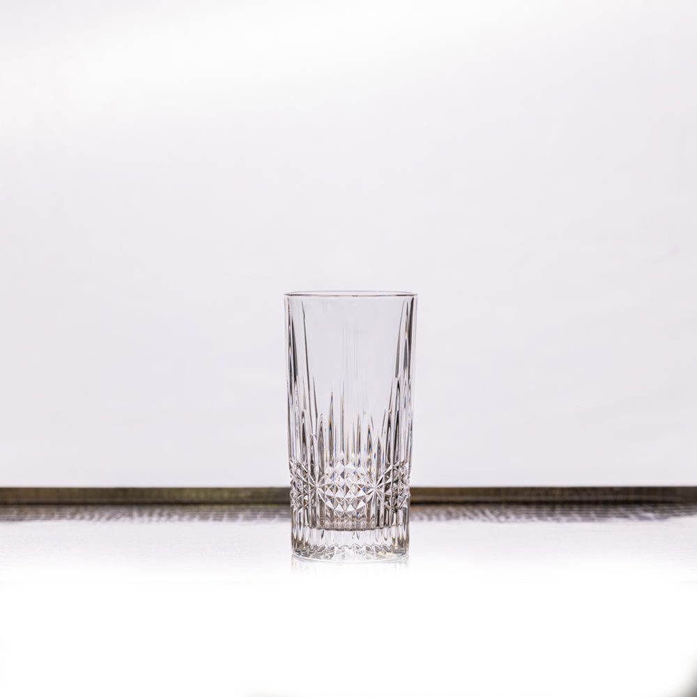 Set Of 6 Vibes Clear Whiskey Tumblers
