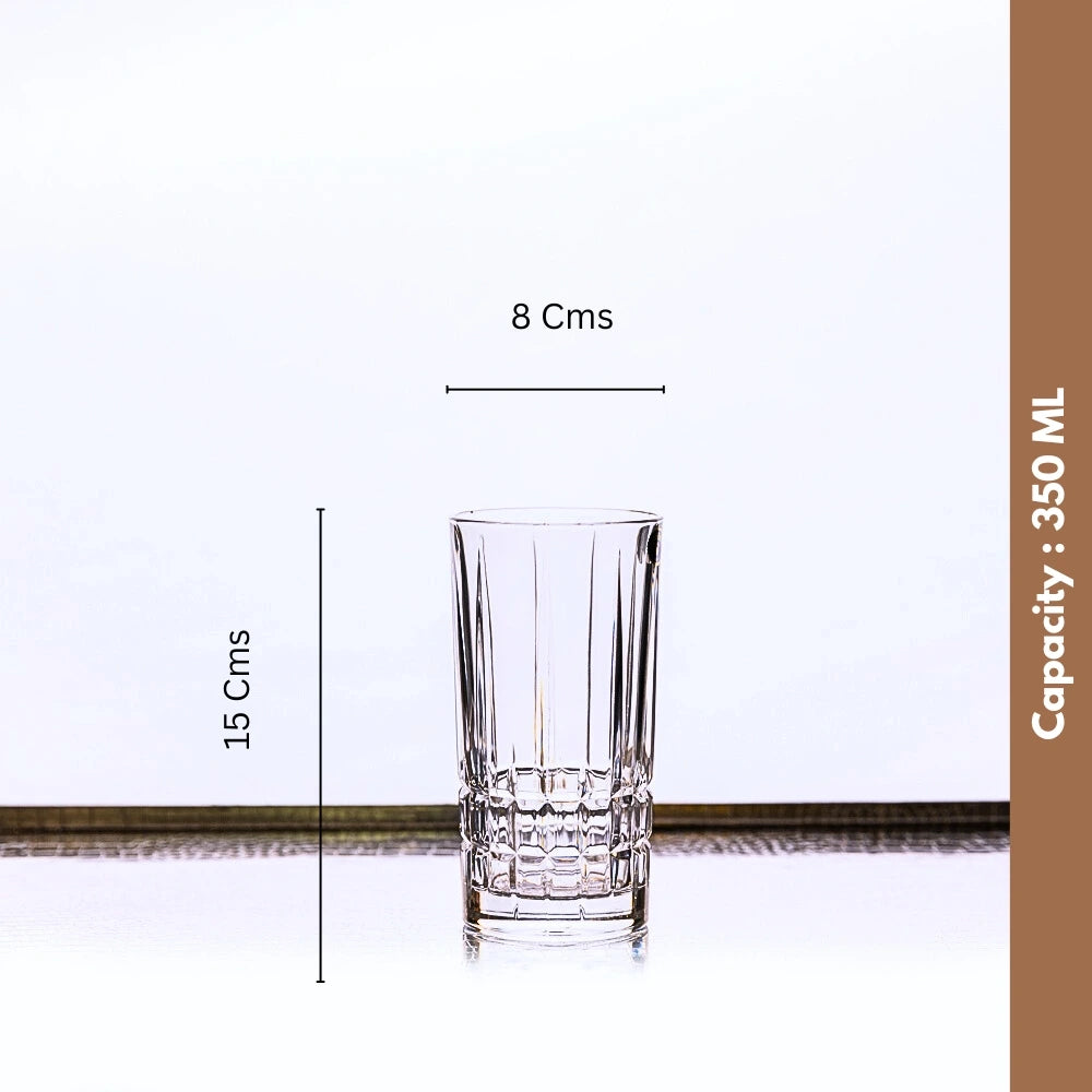 Set Of 6 Dover Clear Whiskey Glasses Single