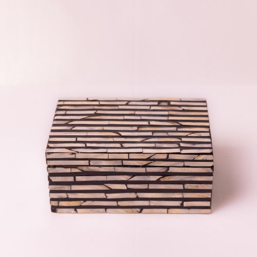 Black Shell Inlay Box