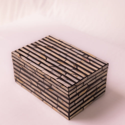 Black Shell Inlay Box