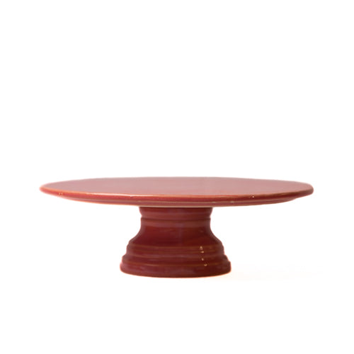 Blush Pink Ceramic Embossed Cake Stand