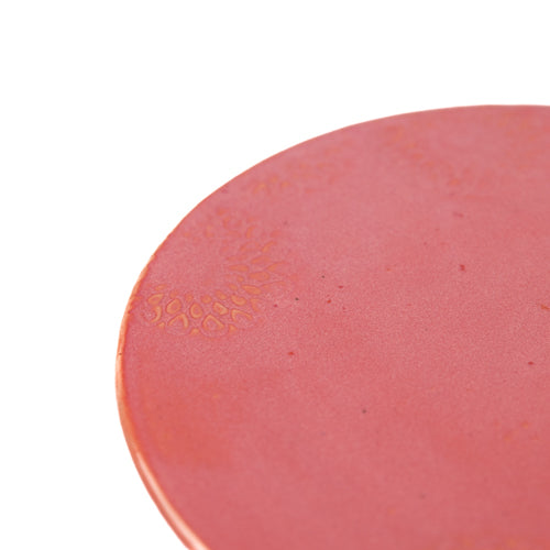 Blush Pink Ceramic Embossed Cake Stand