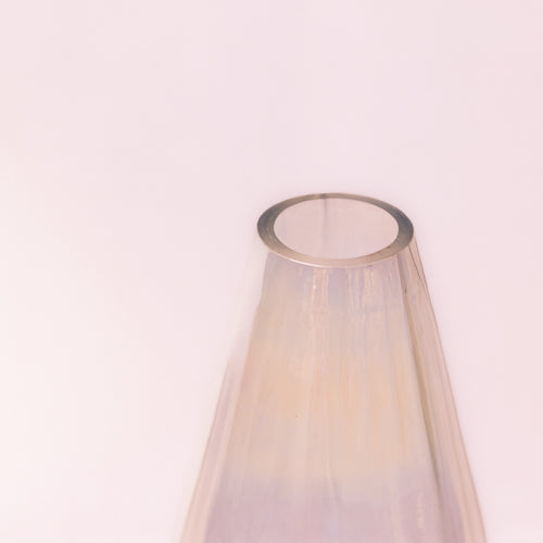 Clear Narrow Neck Tall Glass Vase