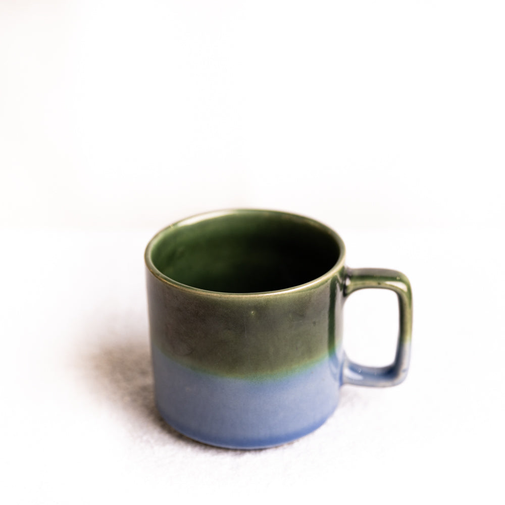 Blue Green Shaded Ceramic Mug