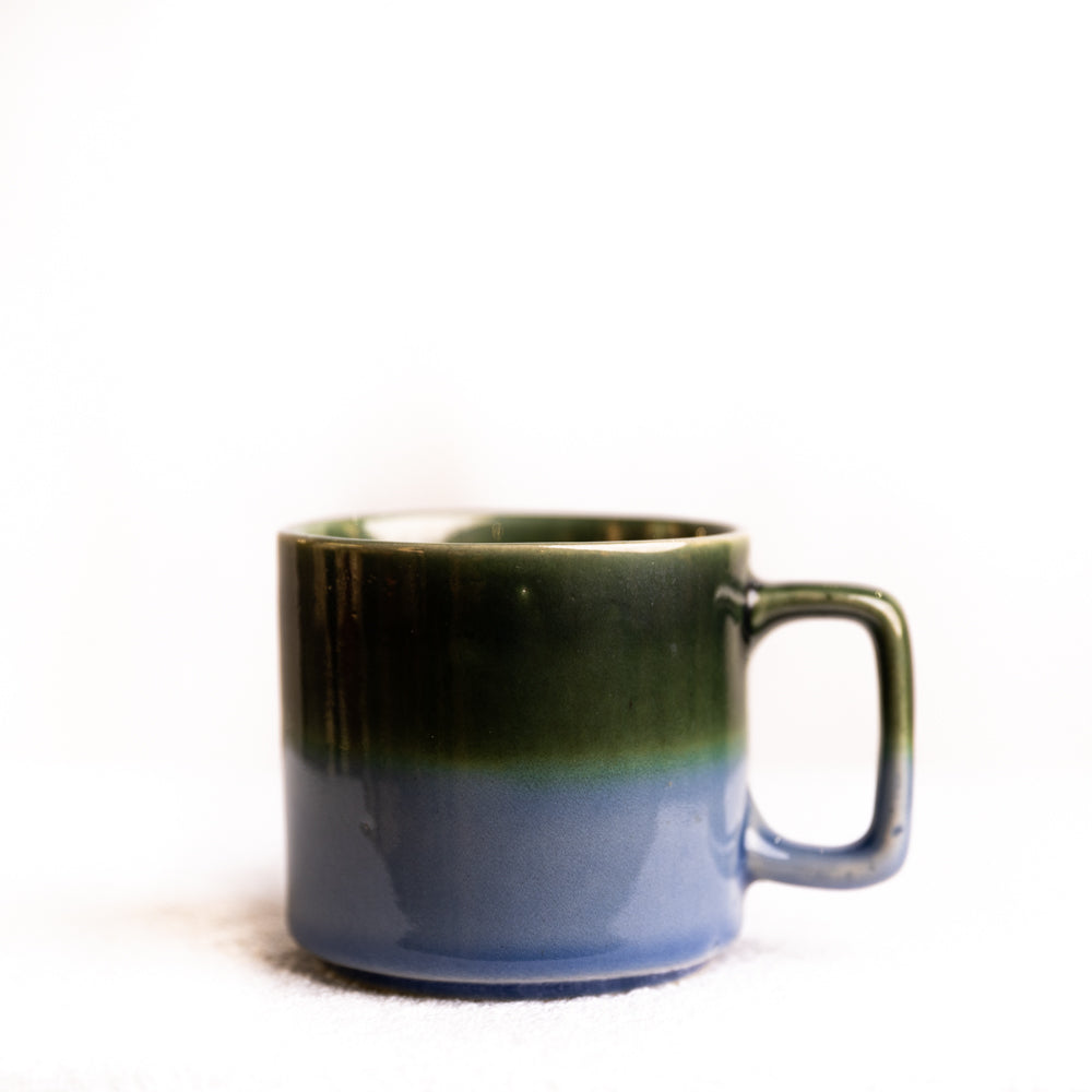 Blue Green Shaded Ceramic Mug