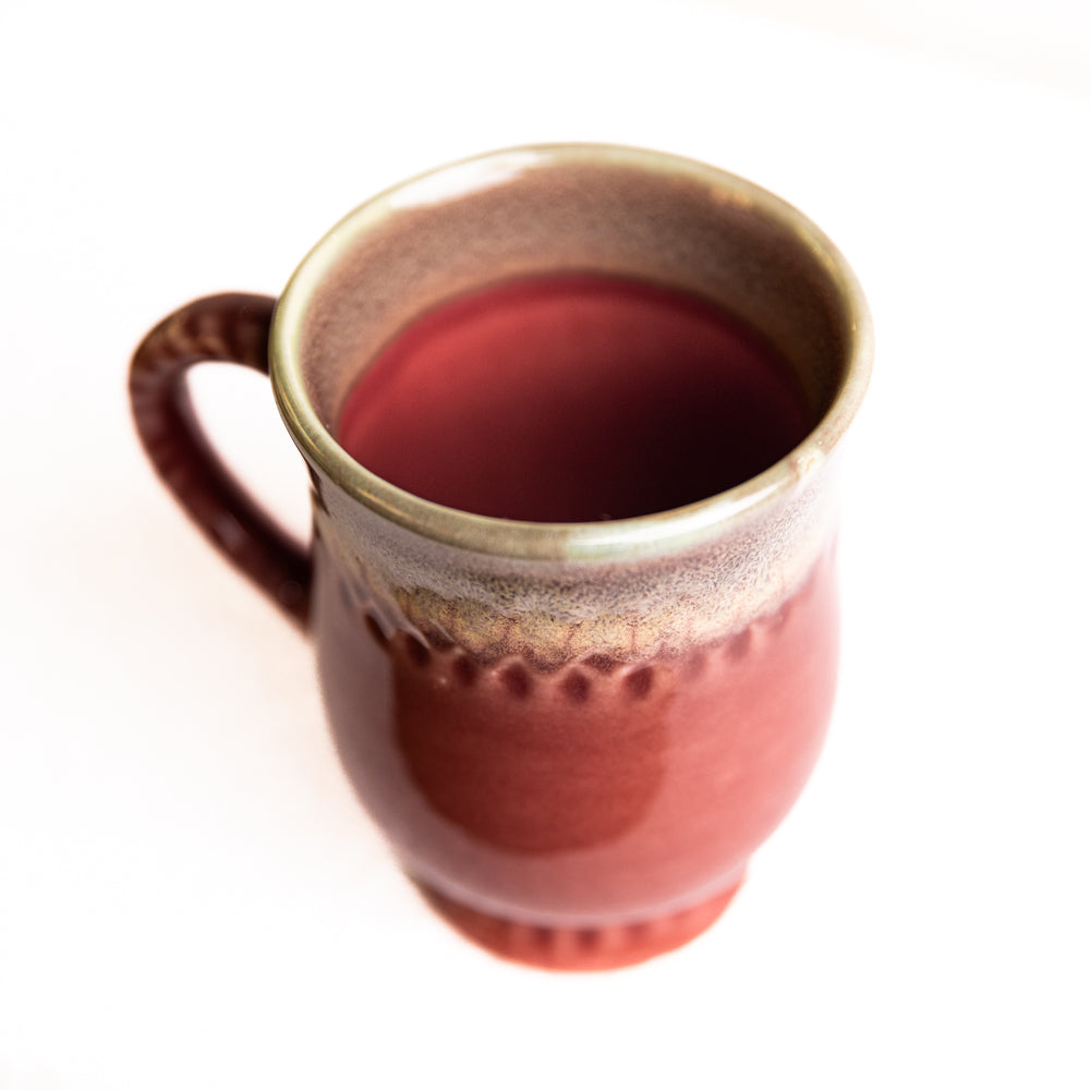 Shaded Red Ceramic Mug