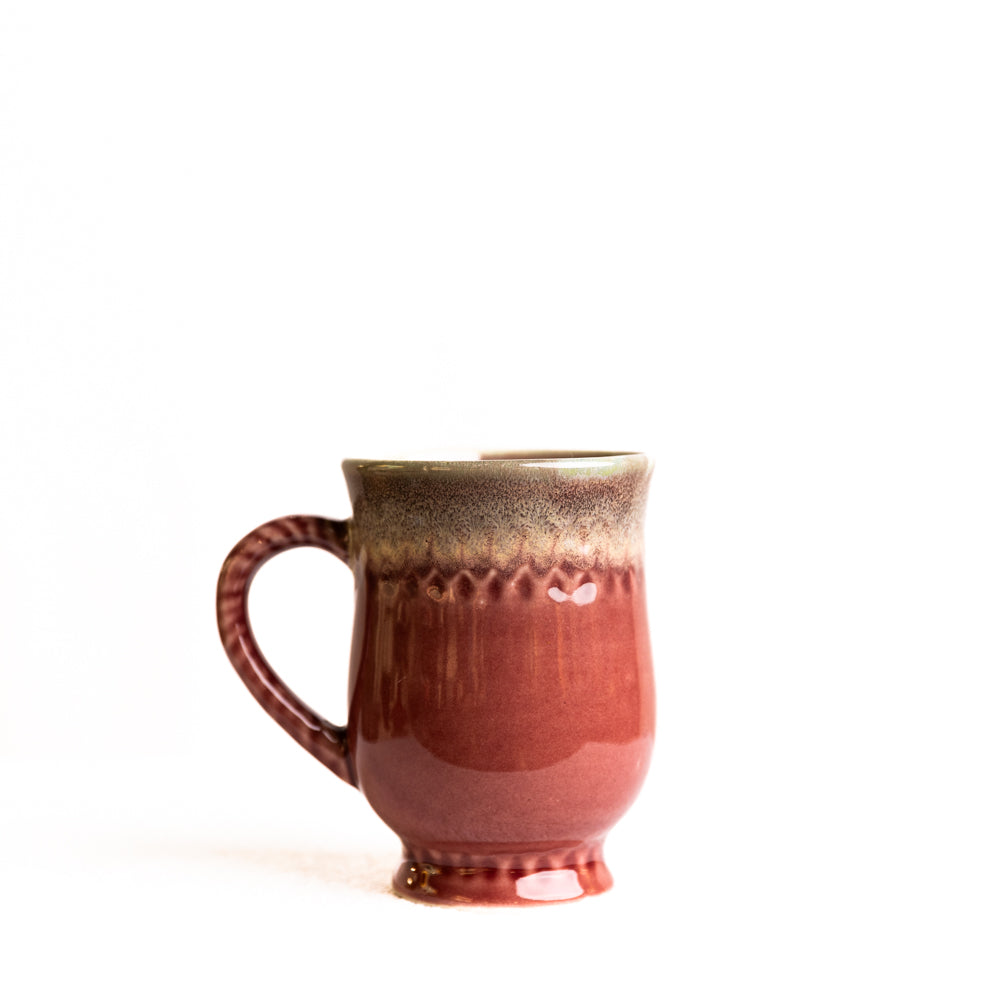 Shaded Red Ceramic Mug