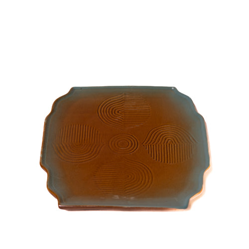 Earthy Square Platter