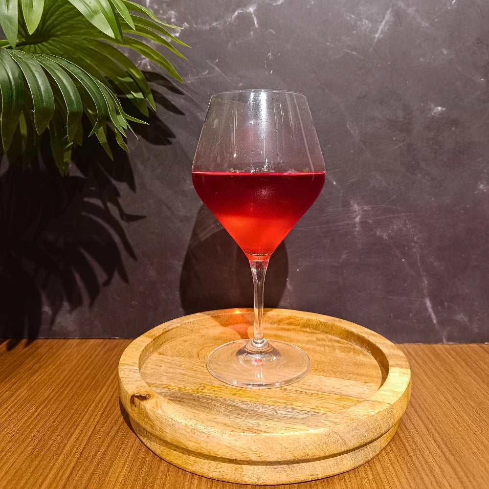 Set Of 6 Gavia Clear Red Wine Glasses