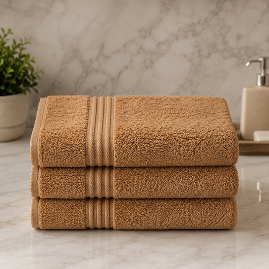 Camel Brown Face Towel