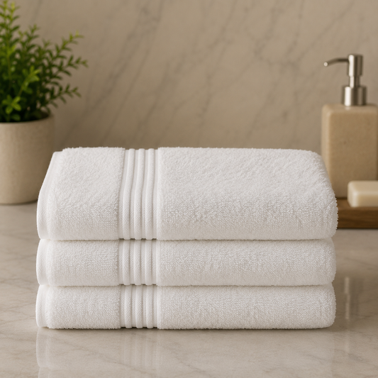 White Cotton Bath Towel