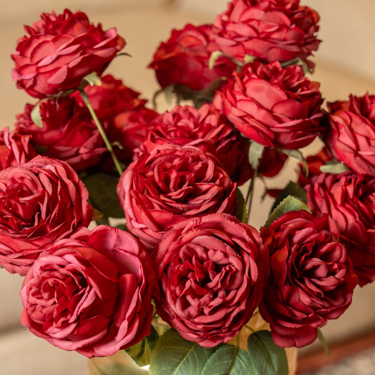 Red Rose Flower Bunch
