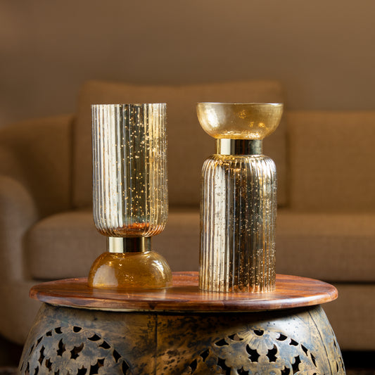 Gold Vase On Base