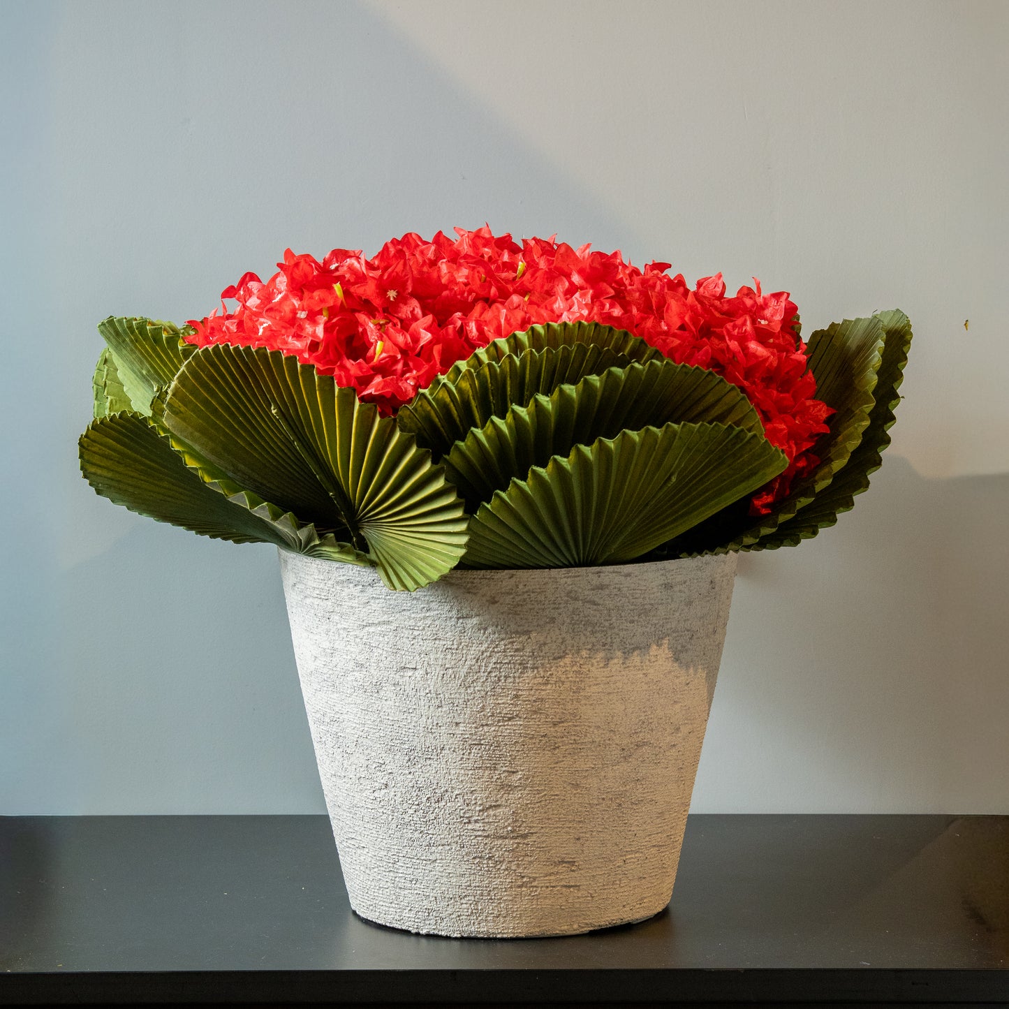 Red Hydrangea Flower Stem Red