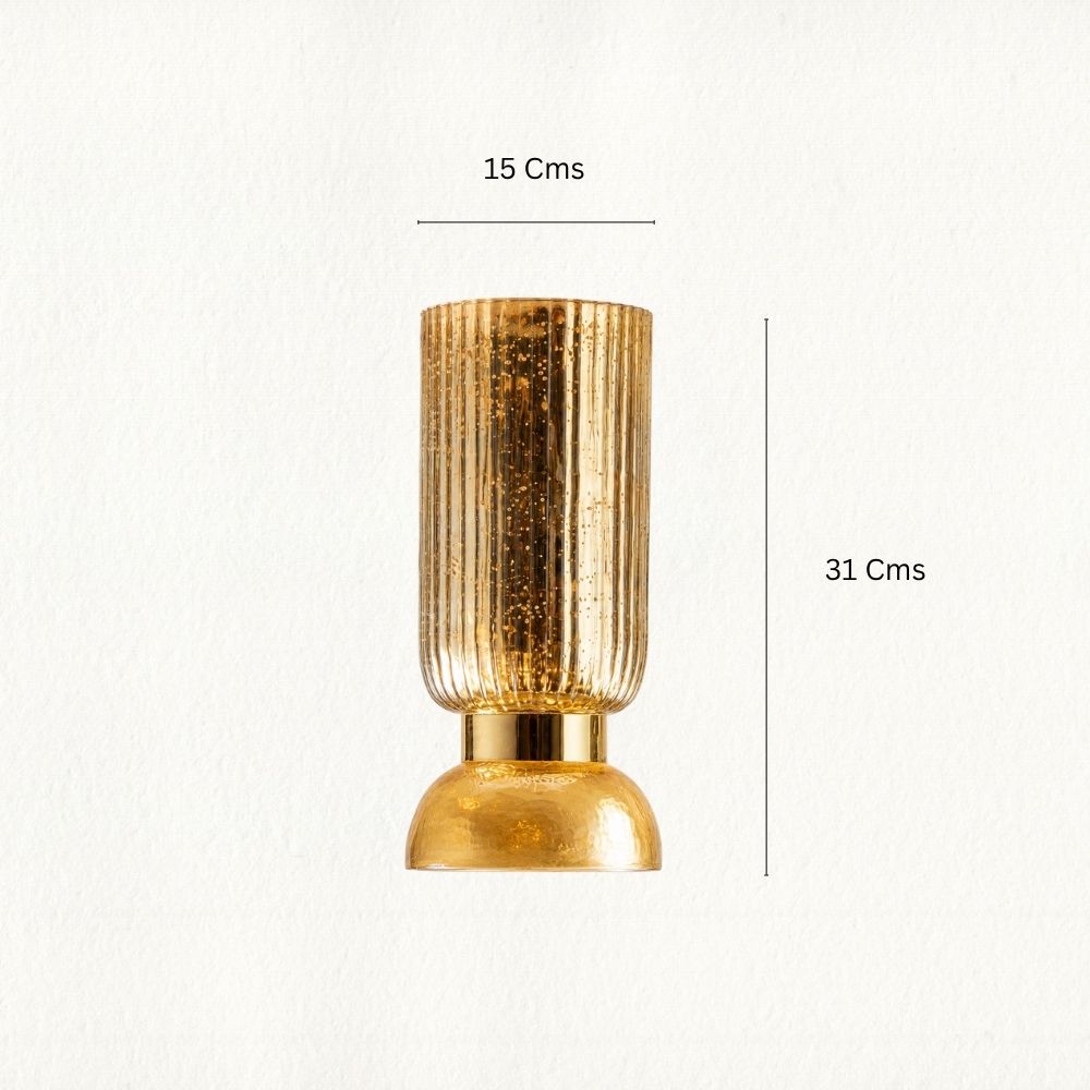 Gold Vase On Base
