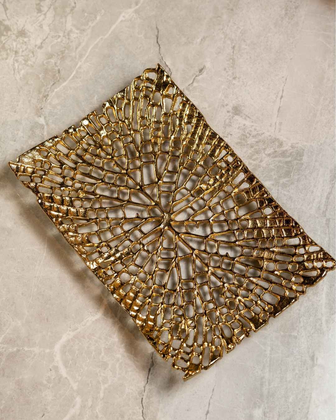 Decorative Cutwork Rectangle Platter
