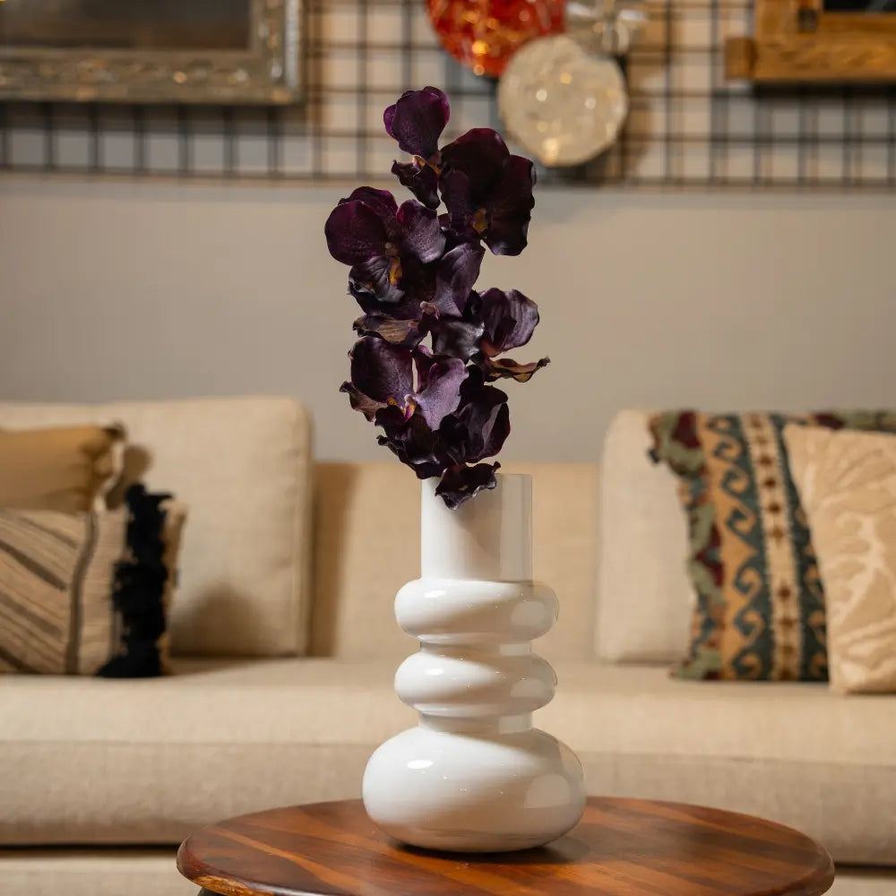 Purple Orchid Flower Stem - Single