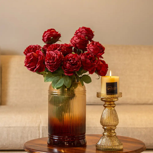 Red Rose Flower Bunch