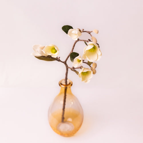 Artificial Magnolia Flower Stems (Set of 2)