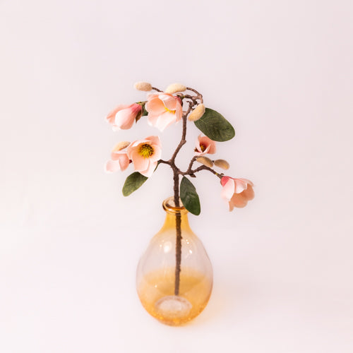 Artificial Magnolia Flower Stems (Set of 2)