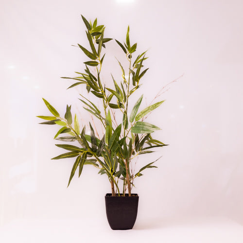 Green Faux Bamboo Plant