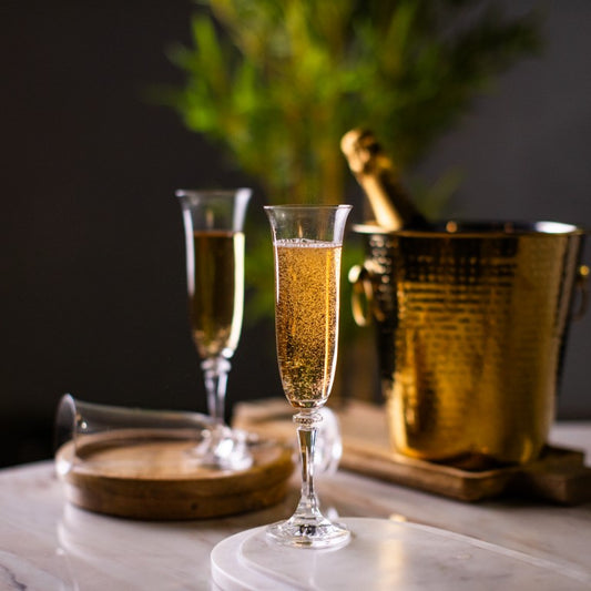 Set Of 6 Branta Champagne Flutes