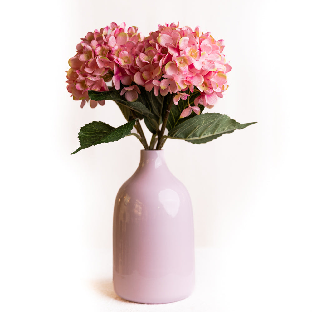 Rose Pink Small Glass Vase