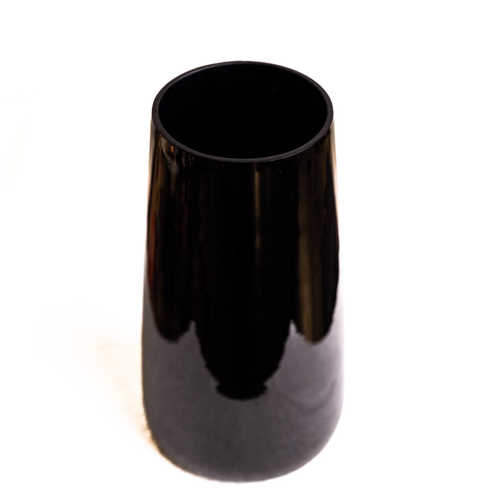 Black Pillar Glass Vase