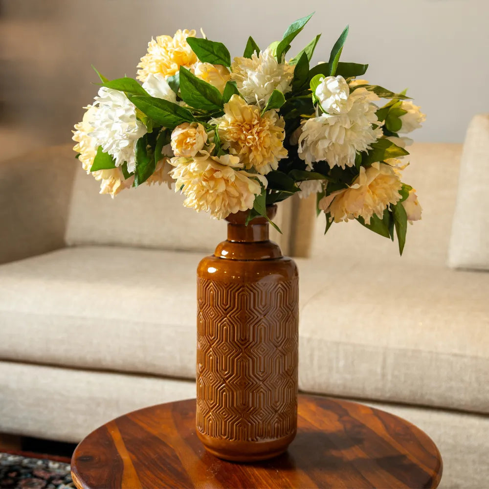 Short Peony Flower Bunch