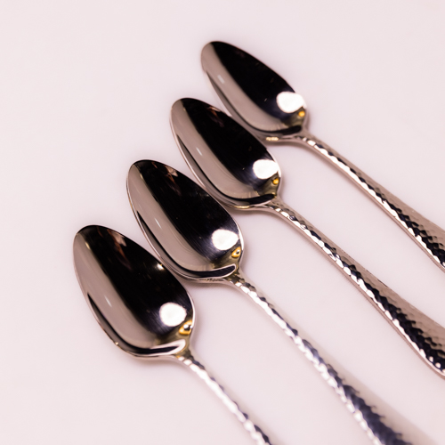 Set Of 4 Silver Smith Table Spoons