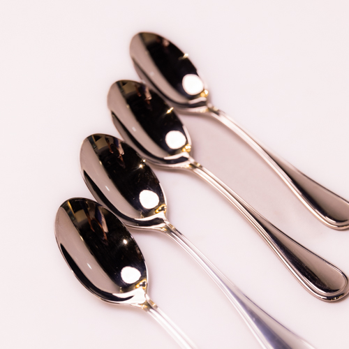 Set Of 4 Silver Atlas Table Spoons
