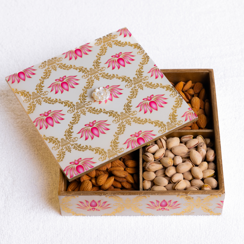 Printed Wooden Dry Fruit Box